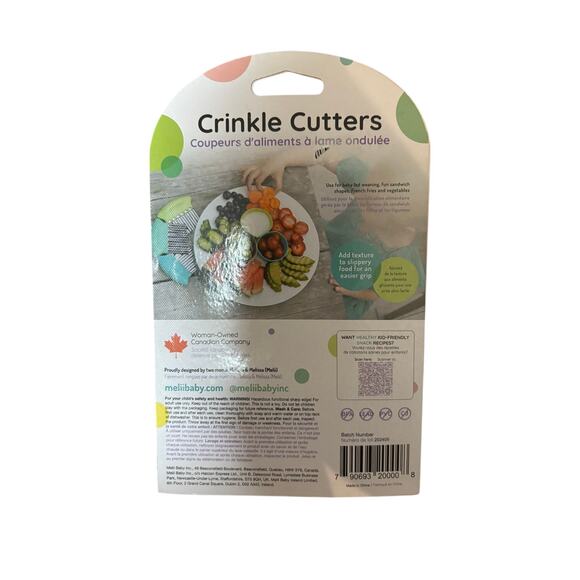 melii Stainless Steel Crinkle Cutters - Picture 2 of 2